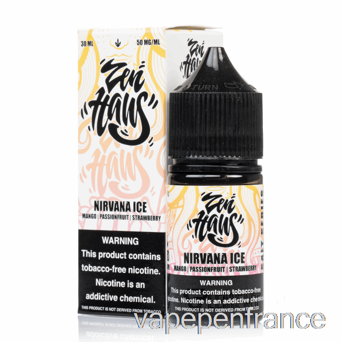 Nirvana Ice - Sels Zen Haus - Stylo Vape 30 Ml 50 Mg